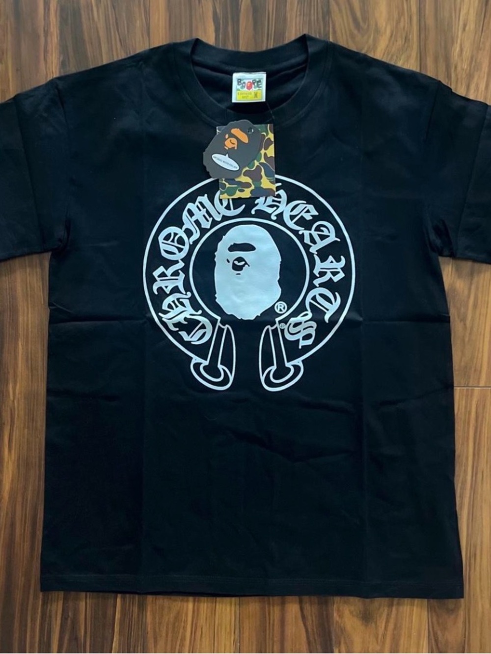 Chrome x Bape Black T-Shirt